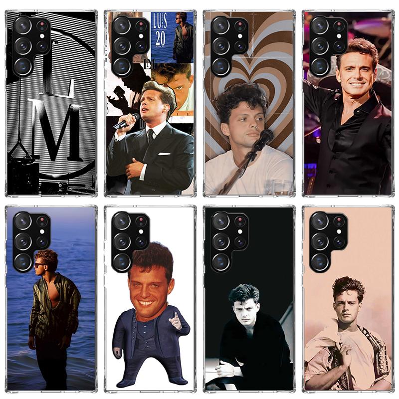 L-Luis M-Miguel Singer Phone Case For Samsung Galaxy S26 S25 Edge S24 S23 Ultra S22 Plus S21 S20 FE Soft TPU Back Cover Funda Ga