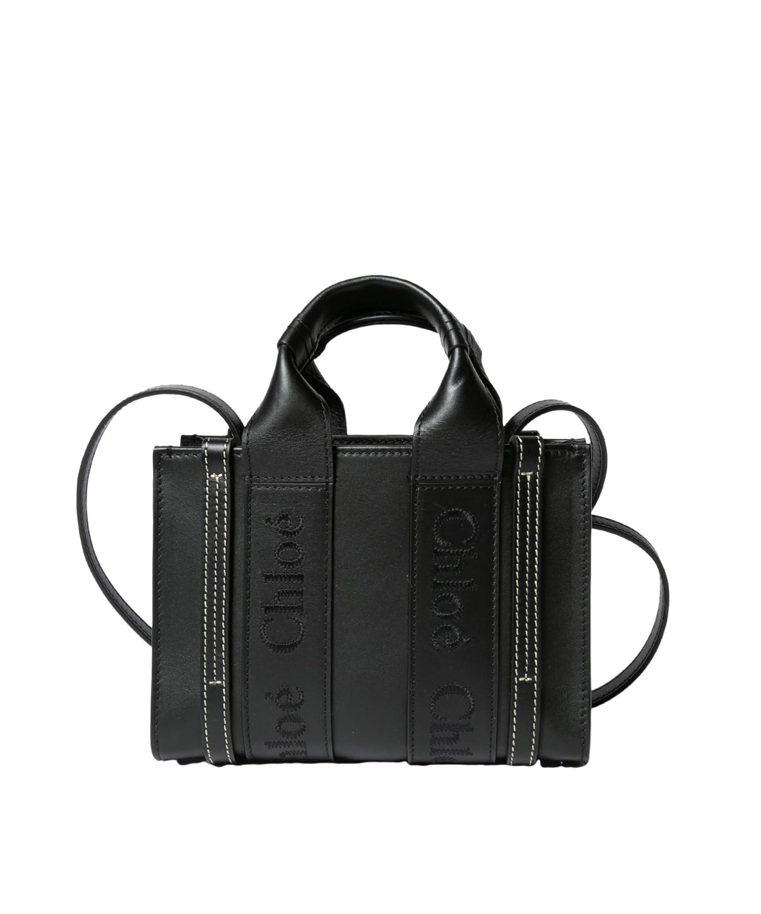 

Chloe Woody Shoulder CHC23SP237I60 Women s Bag, Black, [Used] чорний