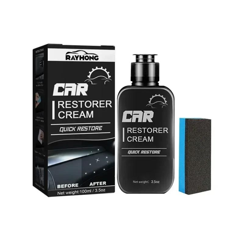 

100ml Motorcycle Car Restorer Cream - Quick Paste for Plastic & Leather Refurbishment