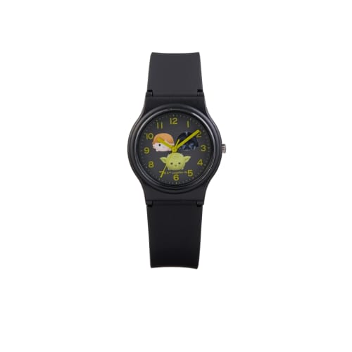 Citizen Q&Q Analog Watch, Disney TSUMTSUM Star Wars Design, Yoda, Darth Vader, Luke, Waterproof, Urethane Strap, V06A-506VK