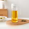 Household Glass Oil Pot, Kitchen Soy Sauce, Vinegar and Condiment Bottle, Storage Jar, Automatic Opening and Closing Oil-proof Bottle