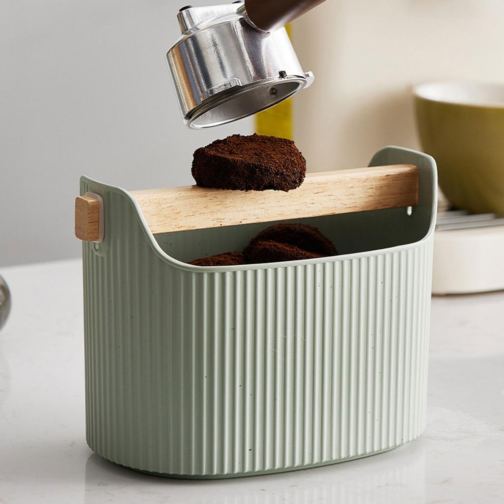 Coffee Grind Knock Box Removable Knock Bar Coffee Utensils Espresso Dump Bin for Barista Restaurant Coffee Shop Bar Hotel