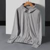 Ice silk sunscreen clothing for men's new men's summer UV protection breathable thin jacket outdoor fishing sunscreen clothing
