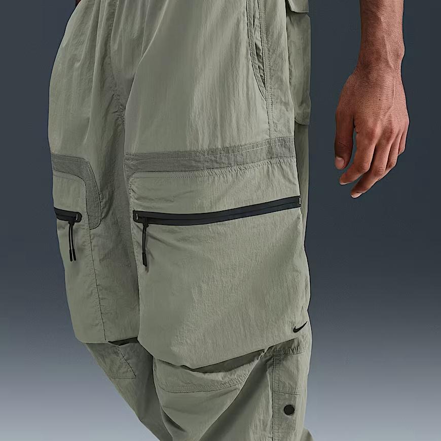 Nike Tech Fashion Simple Aesthetic Solid Color Cargo Pants Men pants Light-Army-Green HJ2940-320