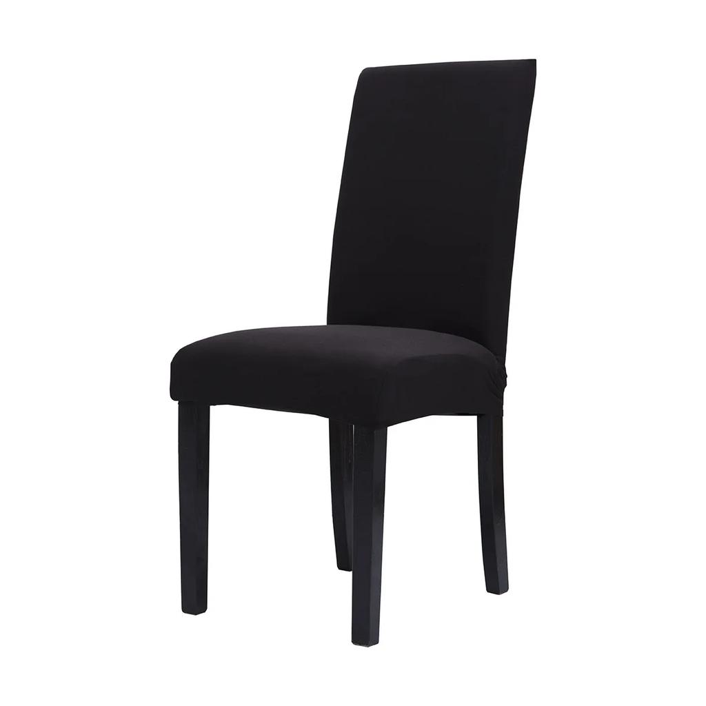 Solid Color Chair Cover Elastic Chair Cover Home Chair Protective Cover Hotel Office Chair Cover  Chair Covers Dining Room