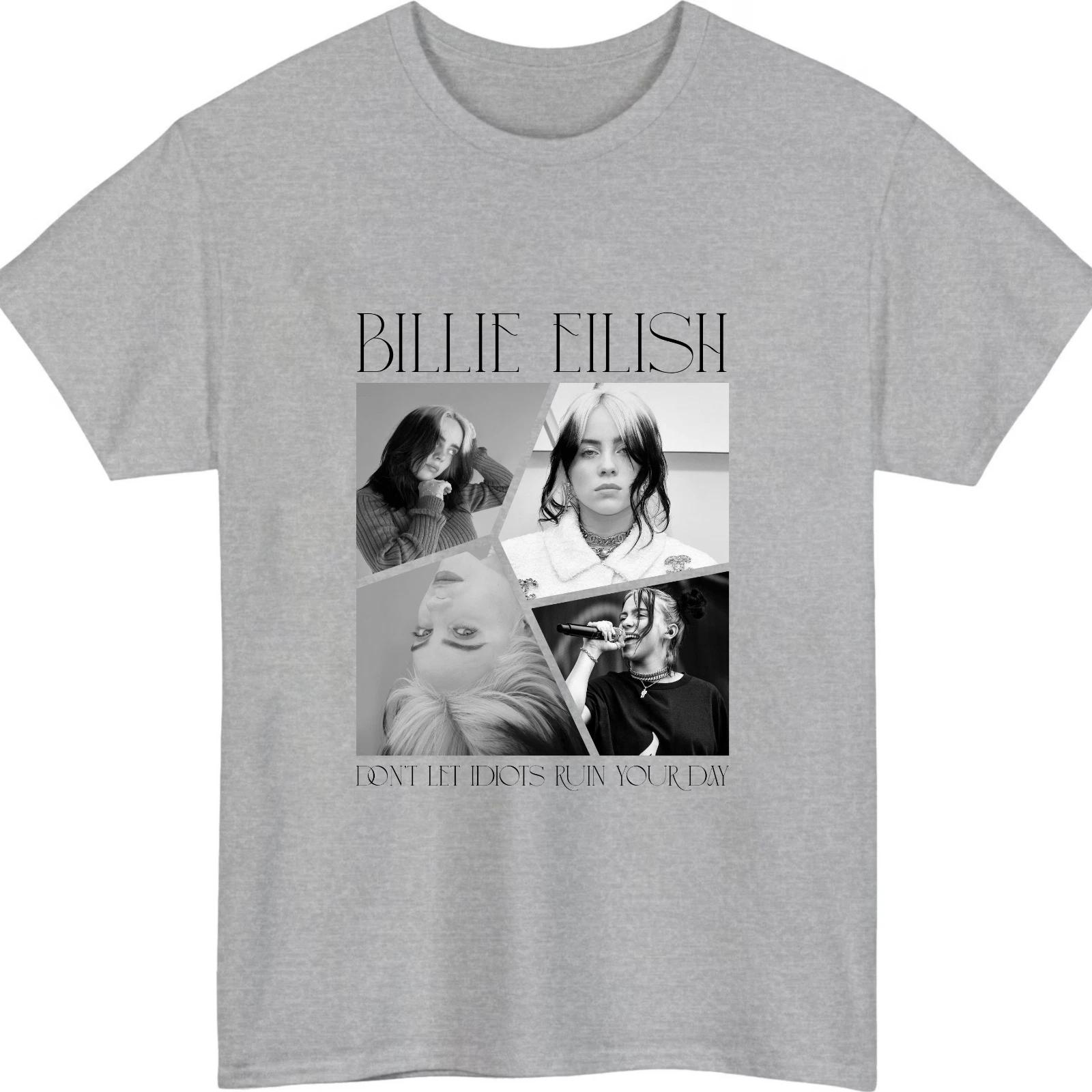 

Новая футболка тура Билли Айлиш 2025 Идеальный музыкальный подарок Бутлег-футболка Билли Айлиш Высококачественная роскошь для мужчин и женщин Топ Y2k 4XL