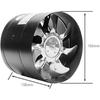 7Inch Inline Duct Fan Air Ventilator Metal Pipe Ventilation Exhaust Fan Mini Extractor Bathroom Toilet Wall Fan Duct