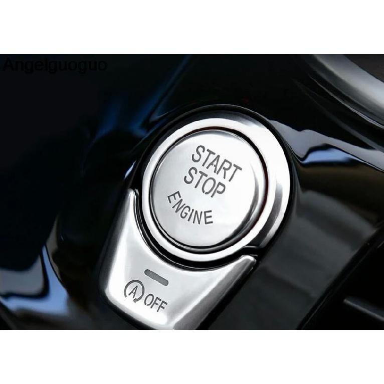 2 pcs For BMW 5 7 series G30  G12 X3 G01 X4 G02 GT6 Car start stop engine button knob cover trim