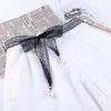 Sweet Decorative Lace Waist Belts Pearl Pendant Clothing Accessories Chain Belt Elegant Dress Waist Chain For Women