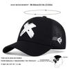 Unisex X Letter Embroidery Baseball Net Caps Spring and Summer Outdoor Adjustable Casual Hats Sunscreen Hat Sports Golf Cap