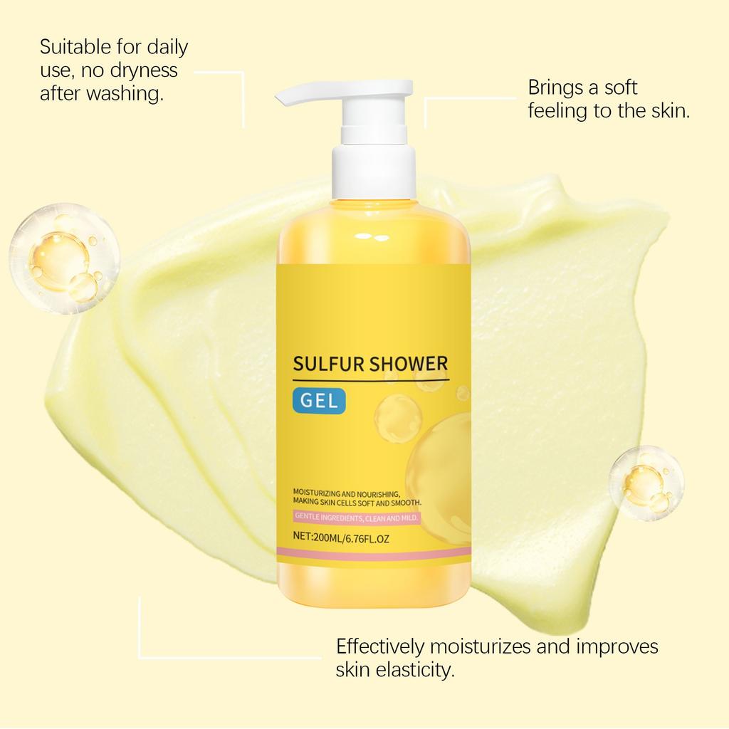 Body Wash Gently Cleanses Skin Smooth, Delicate, Moisturizing And Refreshing Oil-control Body Wash 200ml