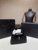 Diamond-Pattern Lambskin Crossbody & Shoulder Bag - Versatile Women's Handbag with Chain, Bright Finish, Small Square Design