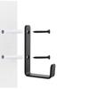5pcs/set Metal Coat Rack Hooks Single Claw Hooks with Screws Wall Hooks Space Saving Multi-Purpose Clothes Hanger