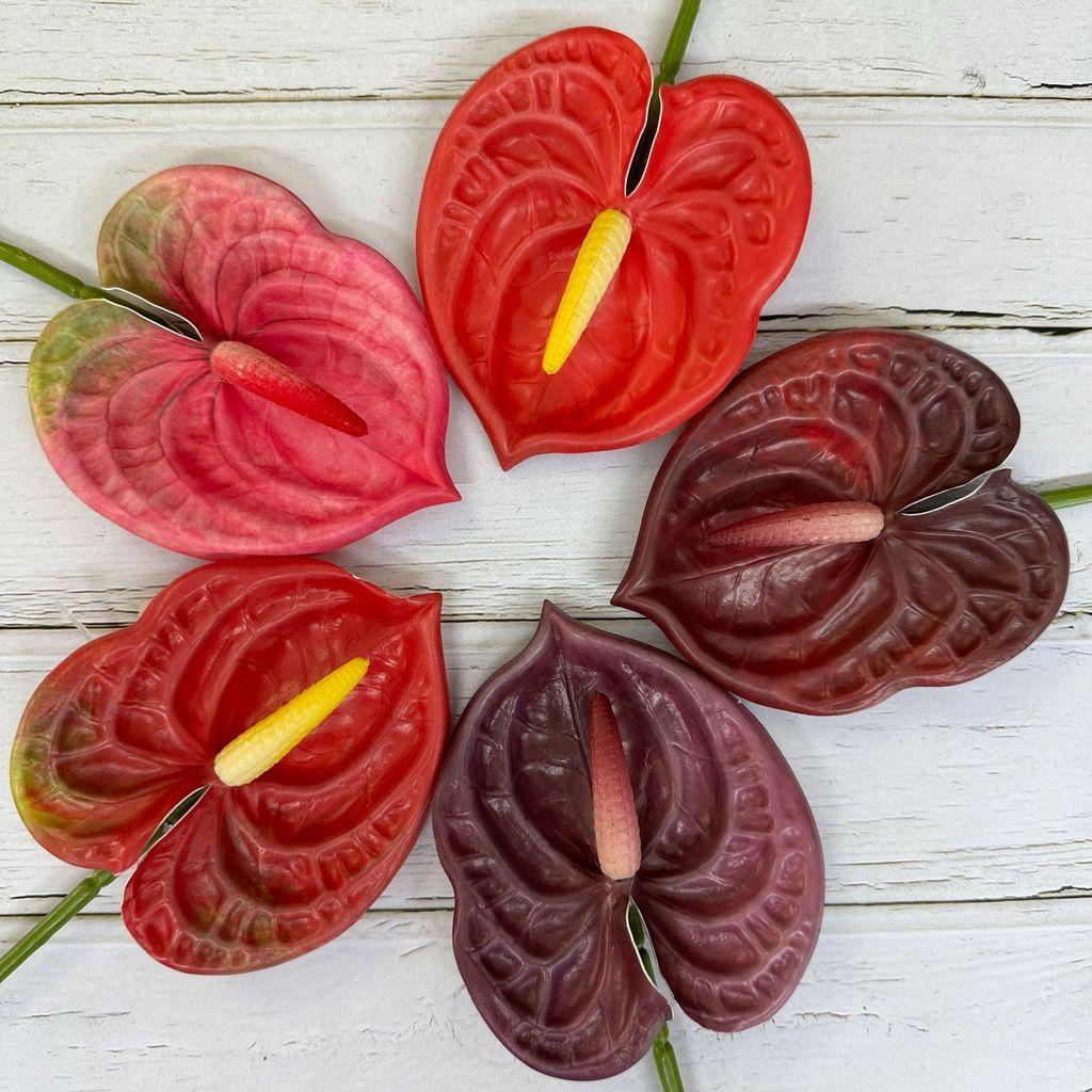 Linden Andraeanum Anthurium Mini Flower Diy Home Decoration Event Props