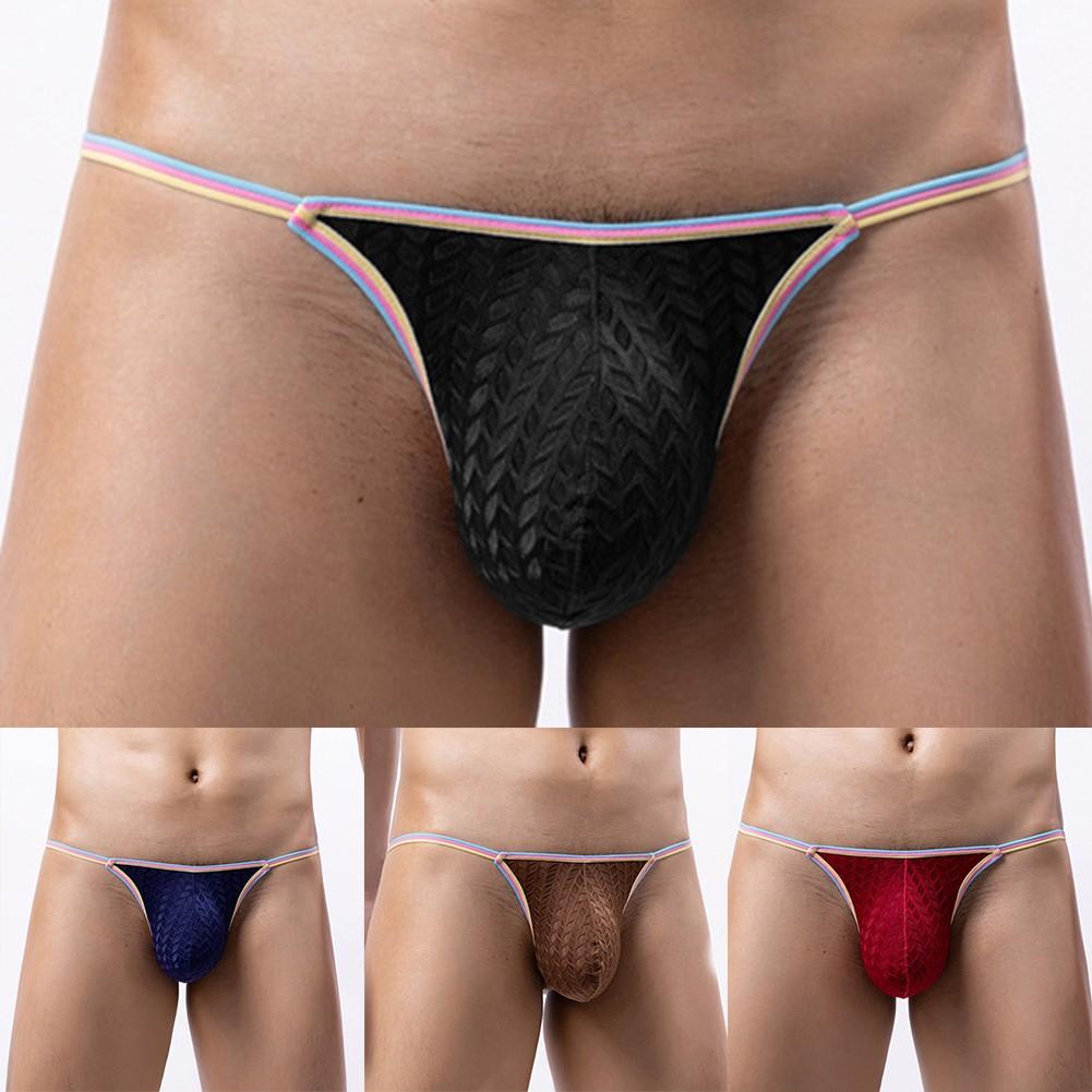 Höschen für Herren, Unterwäsche, Beutel, normal, sexy, einfarbig