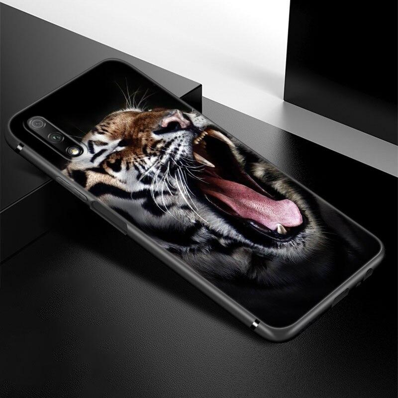 

Чехол для телефона Lion Tiger Animal для Huawei Honor 7A 8A 9X 20 Pro 8 10X Lite 9A 8C 9C 20E 7S 8S 20S 8X 10i 20i 30i Мягкий черный чехол Honor 30i