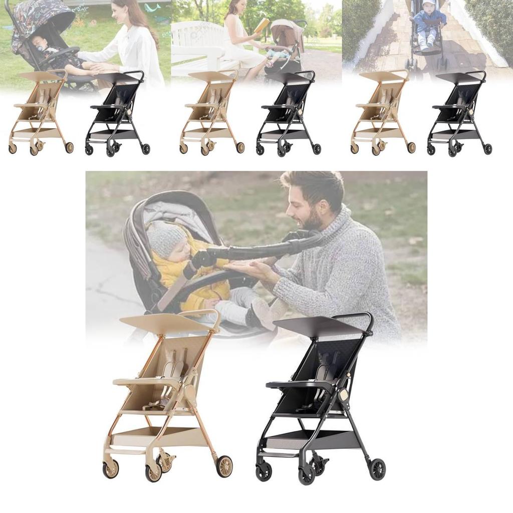 Stylish Portable Baby Stroller Compact And Foldable One Click Easy Storage For Parents