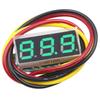3 Wires Digital Voltmeter Red/Blue/Yellow/Green 0.28 Inch Gauge Tester Accurate Pressure Measurement Reverse Polarity Protection