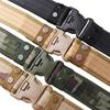 Men Outdoor Army Men's Belt Waistband Canvas Camouflage