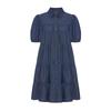 Sally Denim Tiered Flare Mini Dress_I6B-Cop051