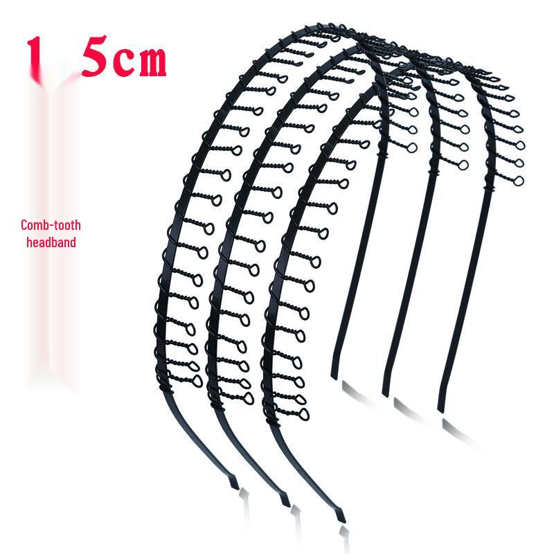 Unisex Invisible Sports Iron Headband - Korean Style Wave Hair Clip.