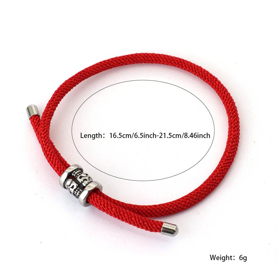 Simple Fashion Stainless Steel Adjustable Hand Rope Silver Color Jewelry Men and Women Hand Jewelry Gift Party Jewelry