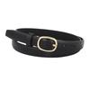 Ladies Vintage Style Jeans Belt Pu Material With Metal Pin Buckle For Daily Use