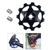 Bike Rear Derailleurs Pulleys Steel Bearing Pulleys 11T Aluminiums Alloys Jockeys Wheel Bike Part Easy Installation