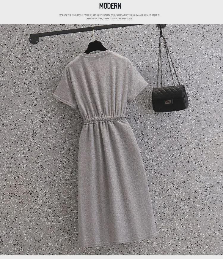 2023 Plus Size Women's Polo Collar Summer Dress: Fashionable and Stylish