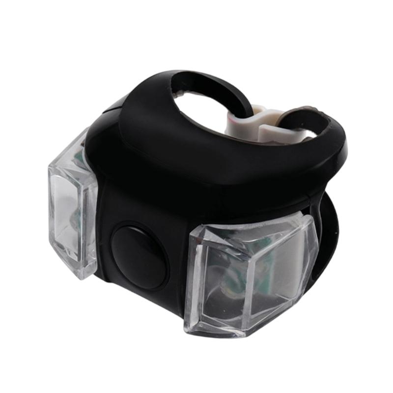 

Cycling Safety Flashlights 6 Light Models Regulable Silicones Strap Rainproofed Rechargeable For Commuters Bike чорний