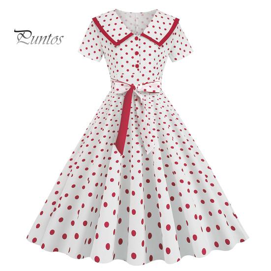 

Женское праздничное платье Vinatge, большой подол, контрастный цвет, точечный принт, высокая талия с поясом, молния сзади, короткий рукав, кукольный воротник, 50-е, 60-е годы, выпускной, свадьба, принцесса 2XL красный