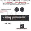 7900W 12V Car 4-Channel  Bass Speaker High Power Car Audio Amplifier Portable Aluminum Alloy Subwoofer