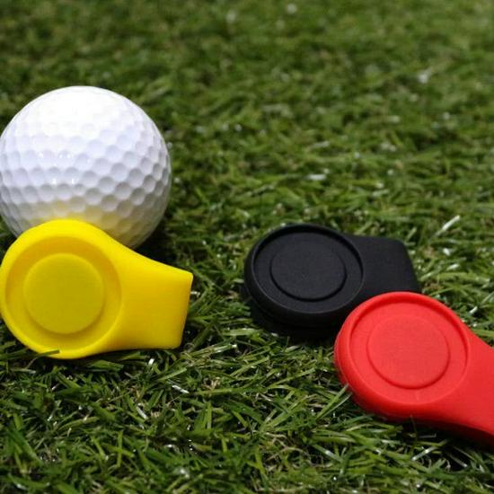 Golf Hat Clip with Double-Sided Magnetic Ball Marker - Durable Silicone and Strong Magnet