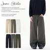 JIAMU Unisex Six-Color Baggy Jeans - Casual Loose Straight-Leg Pants
