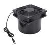 10W Monocrystalline Solar Panel Solar Powered Exhaust Fan for Chicken Coop Greenhouse Shed Pet House Outside Kitchen