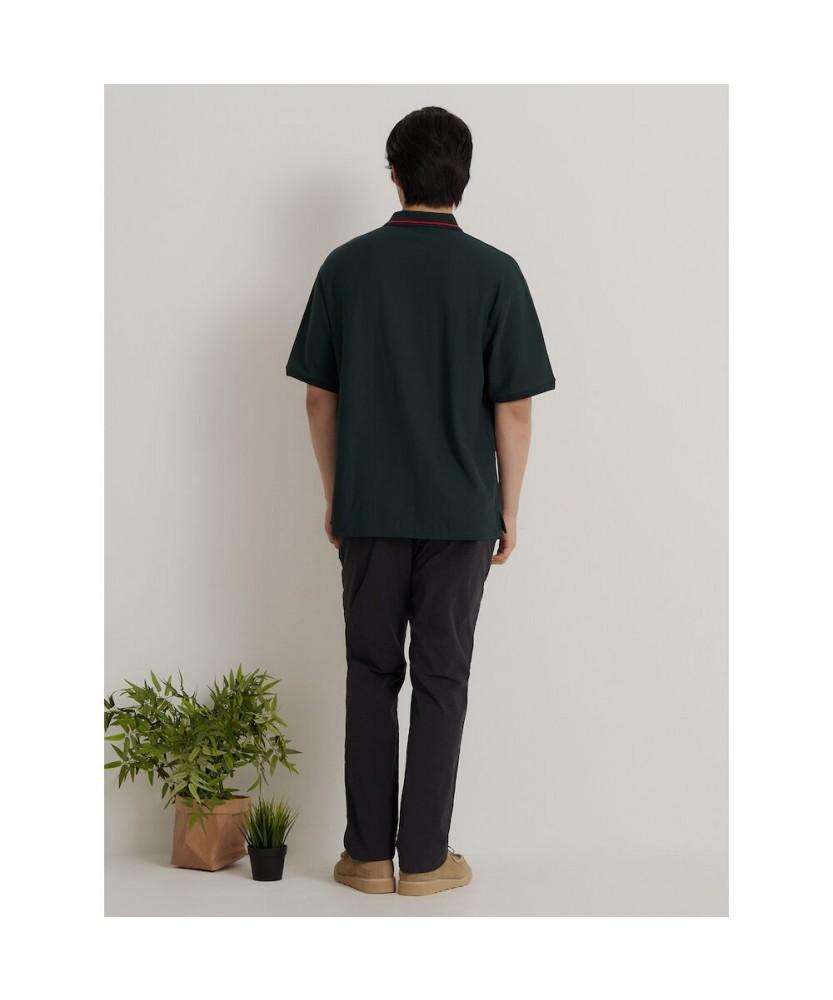 Binpolmen Summer Garment-Dyed Standard Fit Pants Navy