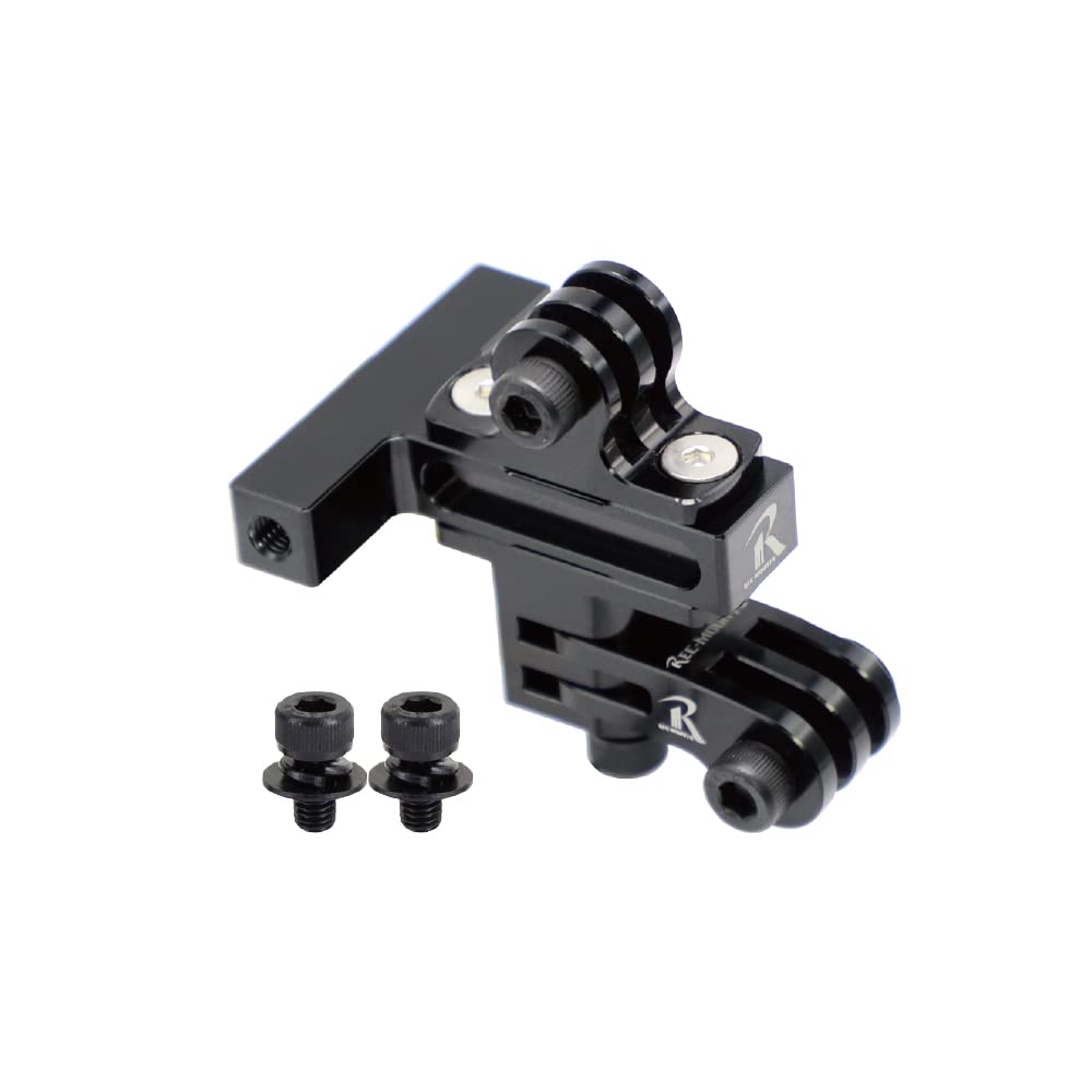 RecMount Cycling Head Mount Type 15 [HED-T15] Compatible with Double-Handed Narrow Type (Arm 19, Etc.) Rotating Head Mount, 45mm Wide