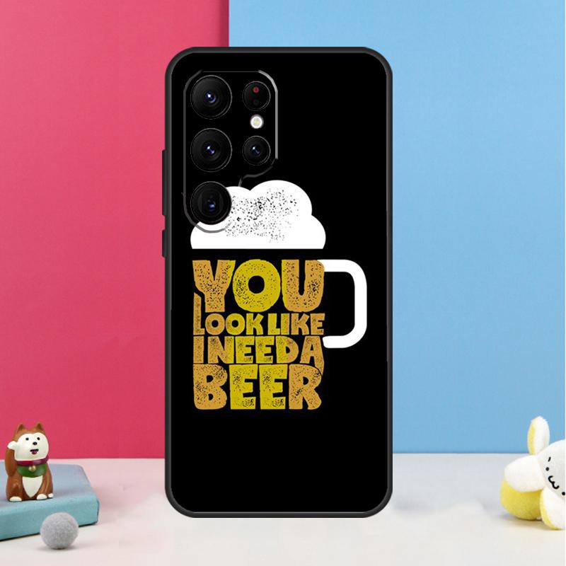 Beer Cup Case For Samsung Galaxy S26 S25 Ultra S20 S21 S22 S23 S24 Plus S10 S25 FE Back Cover Shell