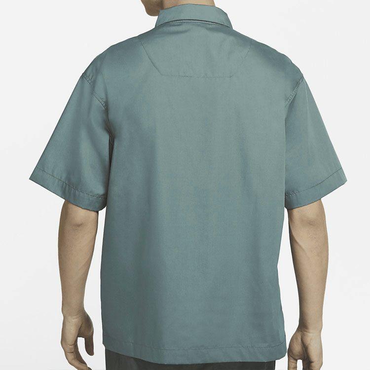 Nike Shirts Men's Green Lapel Thin Workwear DM8686-387