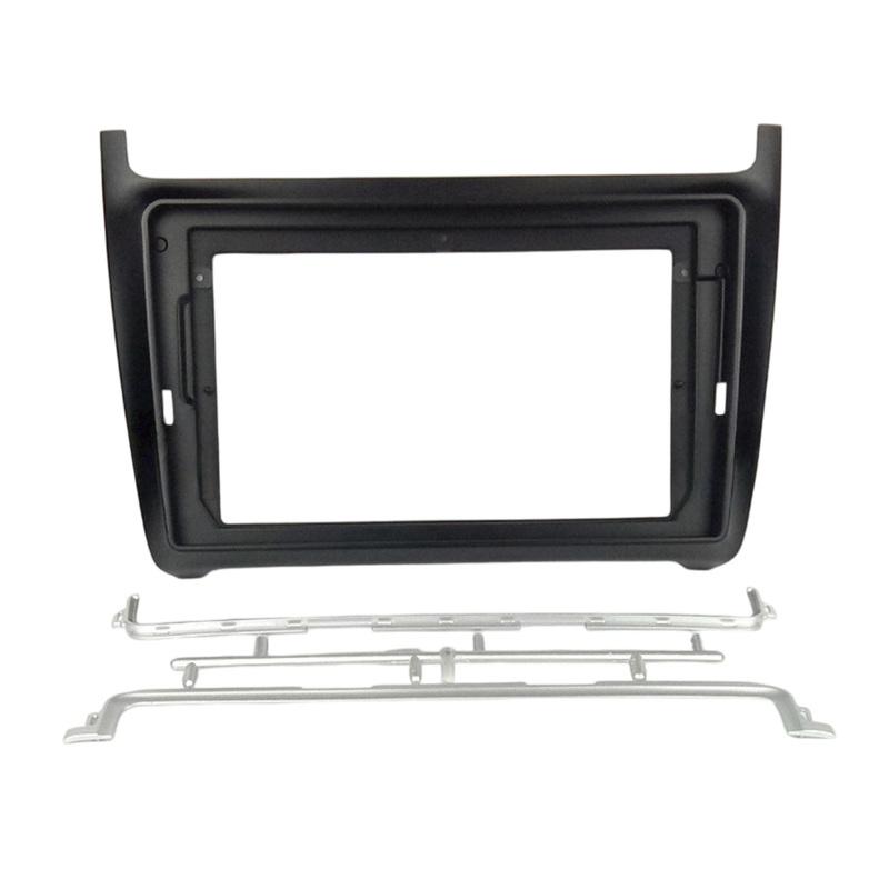Car Radio Panel Radio Fascia Frame For POLO Dashboard Mount Panel Kit Car Radio Bezel Navigation Modification Faceplate Parts