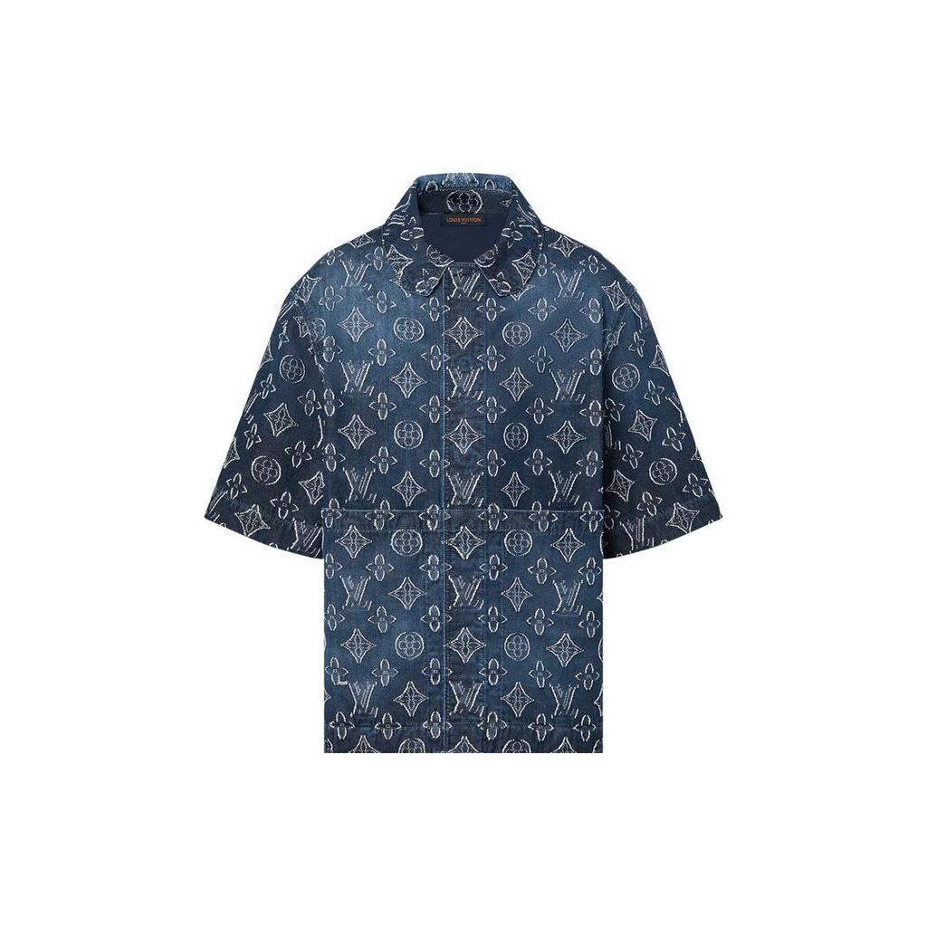 Louis Vuitton FW23 Shirt Men's Blue 1ABXXJ