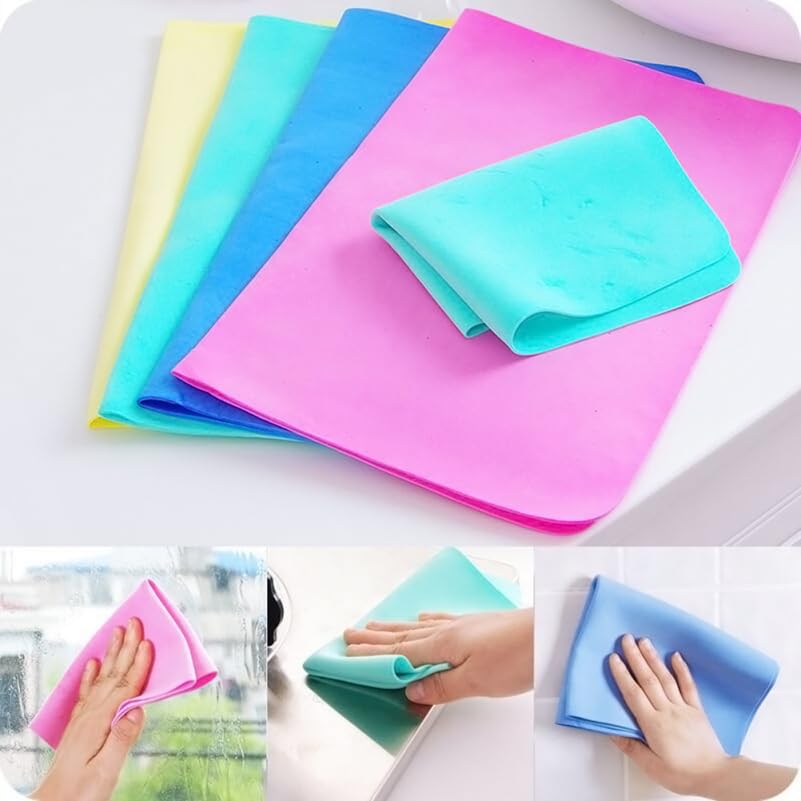 GLEAVI Travel Absorbent Drying Car Cleaning Soft Cleaning Unique Design for Maximum Random Colors Towel, Towel, Towel, Cloth, 30x40cm, Absorbency,