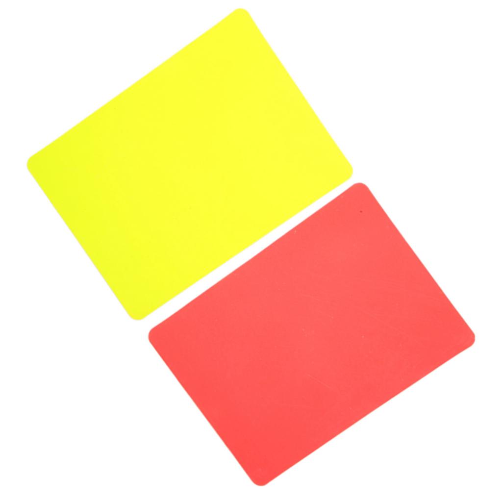 Premium, Red and Yellow Cards, Soccer Games, PVC Material for  Ness, Sy To Carry, 1 Set, Player NaCommands, Suitable for Referee Using In Soccer
