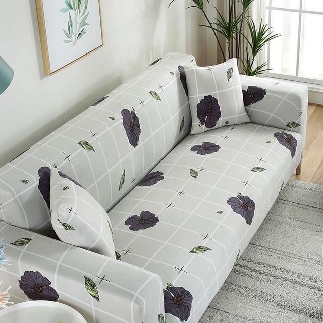 Elastic All -Inclusive Sofa Cover Four Seasons General Printing Sofa Towel Cover Living Room Home Corner Sofa Cover 1 /2 /3 /4seater