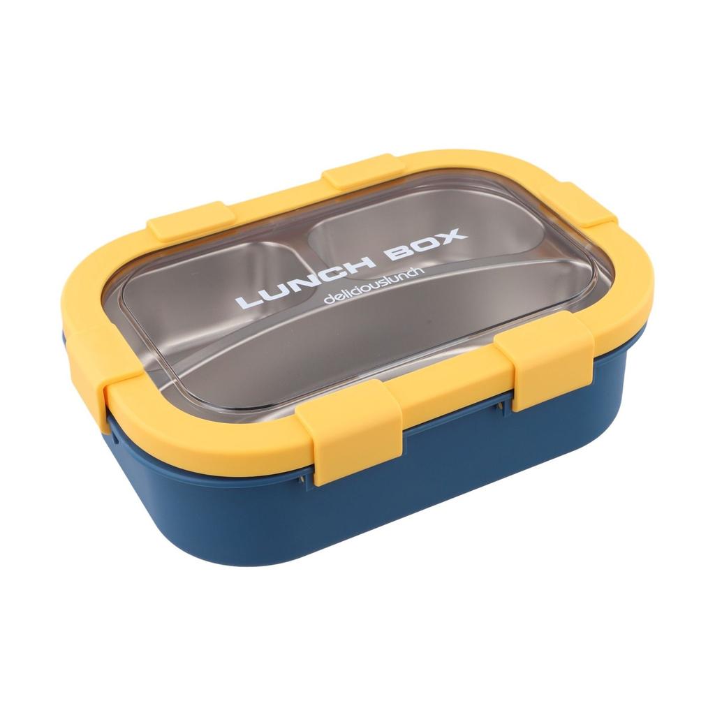 3 Compartment Container Stainless Steel Lunch Box Non-Microwave Safe
