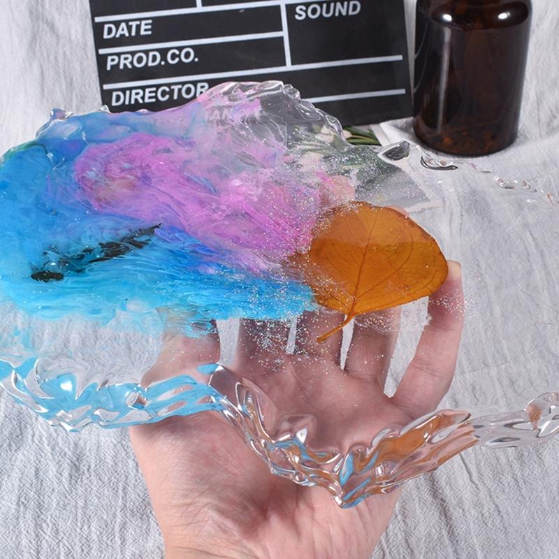 Silicone Tray Mold Silicone Muold for Resin Irregular Shaped Geode Tray Molds for Making Resin Craft  Home Decoration