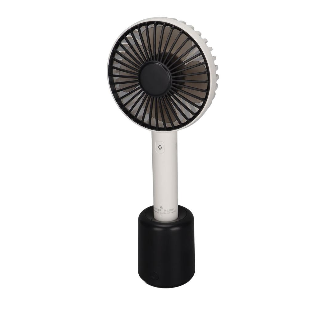 Portable Handheld Fan 3 Levels Automatic Shaking Head USB Rechargeable Battery Operated Small Handheld Fan for Travel