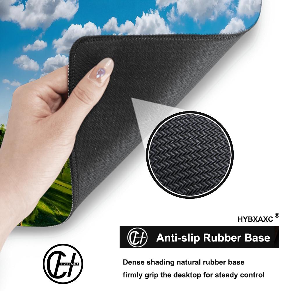 Mouse Pad Cute HD Desk Pad Extended Gaming Keyboard Mats Large 90x40cm XXL Nature Landscape Gamer Mousepad