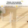 Pet Fence, 6-Panel Barrier with Door, Foldable, for Small & Medium-Sized Dogs, Plastic, Carbon Steel, White