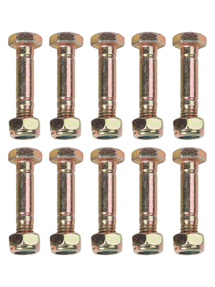 Replacement Parts Shear Pin & Nut Set for Ariens Snow Blowers Fits Various Widths Enhances Equipment Longevity